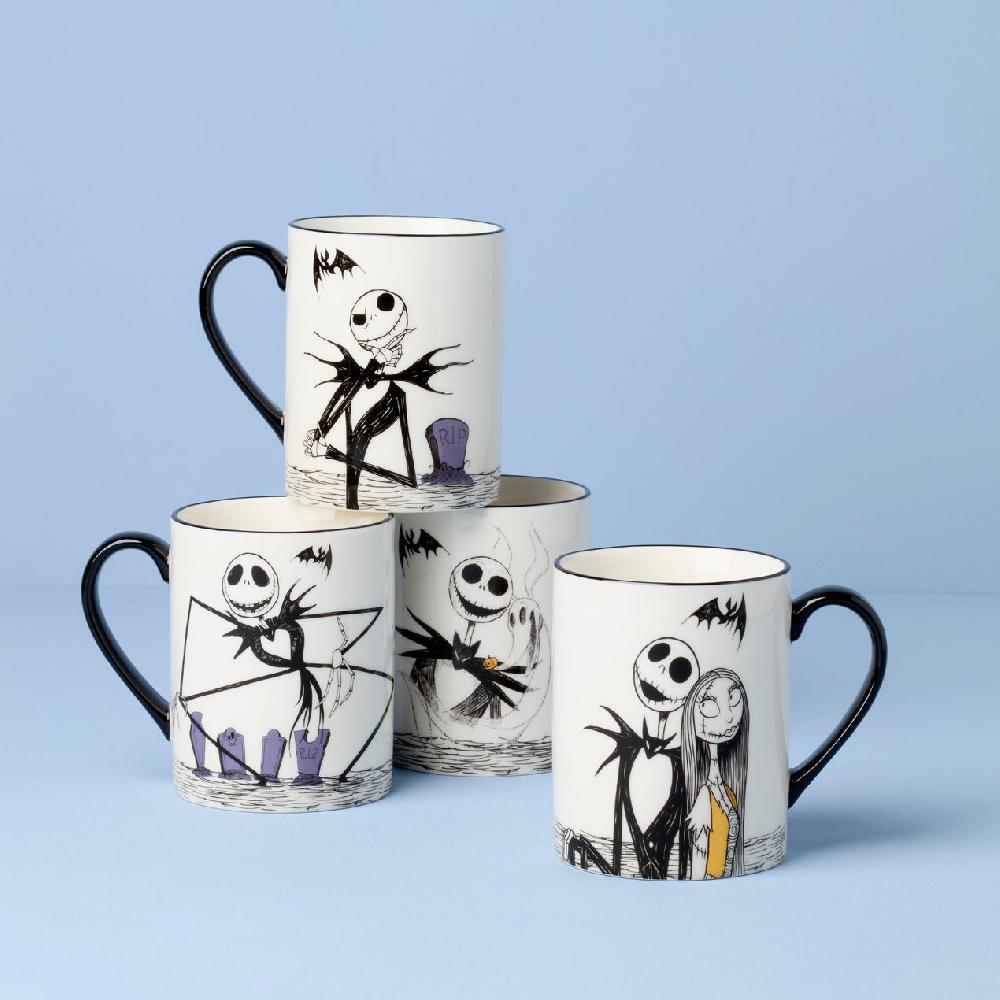 Lenox The Nightmare Before Christmas Mugs - Set Of 4