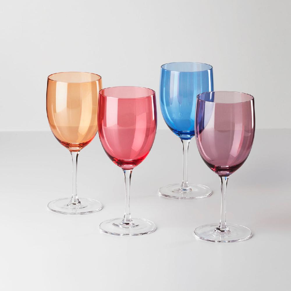lenox True Colors Wine Glasses - Set Of 4