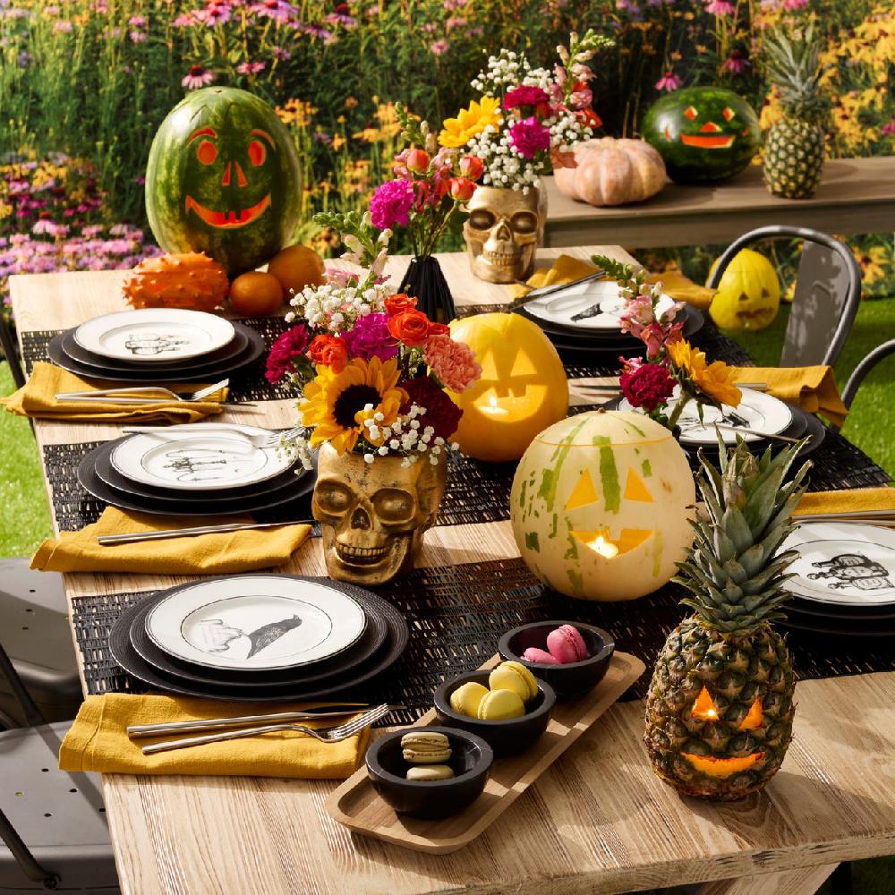 Lenox Vintage Halloween Dessert Plates - Set Of 4