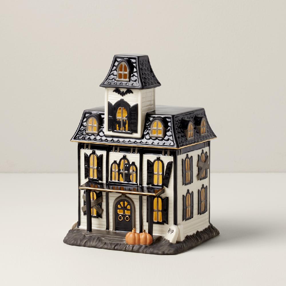 Lenox Vintage Halloween Lit House Figurine