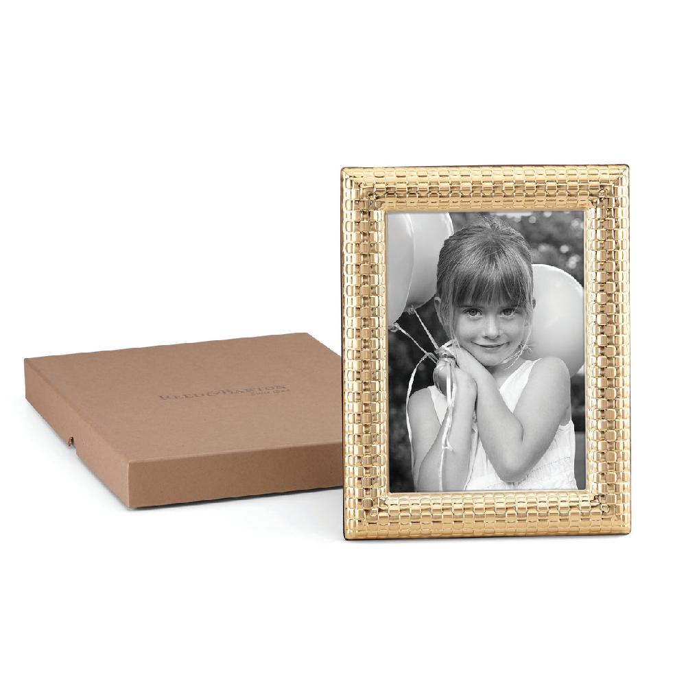 Lenox Watchband Satin Gold 5" X 7" Photo Frame