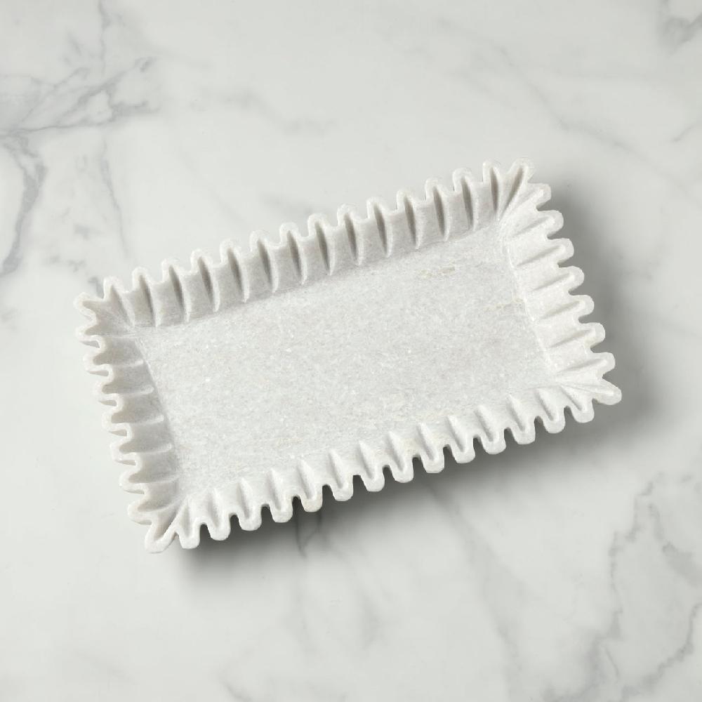 lenox Waterloo Artisan Crafted Wavy Marble Platter