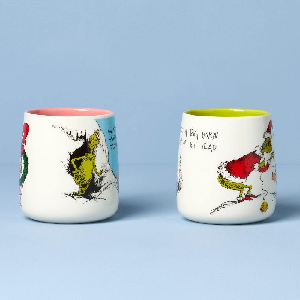 Lenox Who-Ville Cindy-Max Mugs - Set Of 2