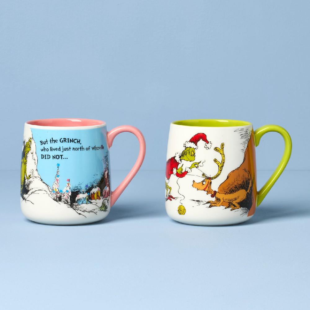 Lenox Who-Ville Cindy-Max Mugs - Set Of 2
