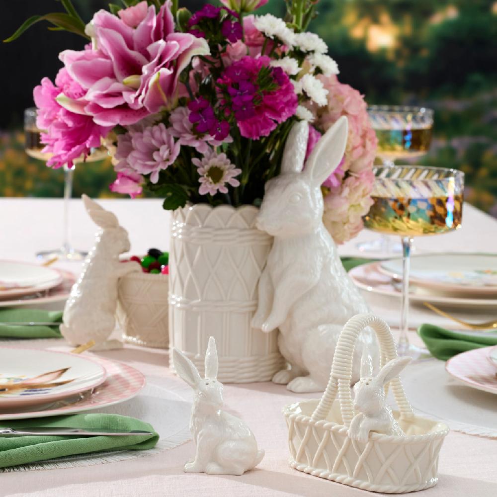 Lenox Wicker Creek Bunny Vase