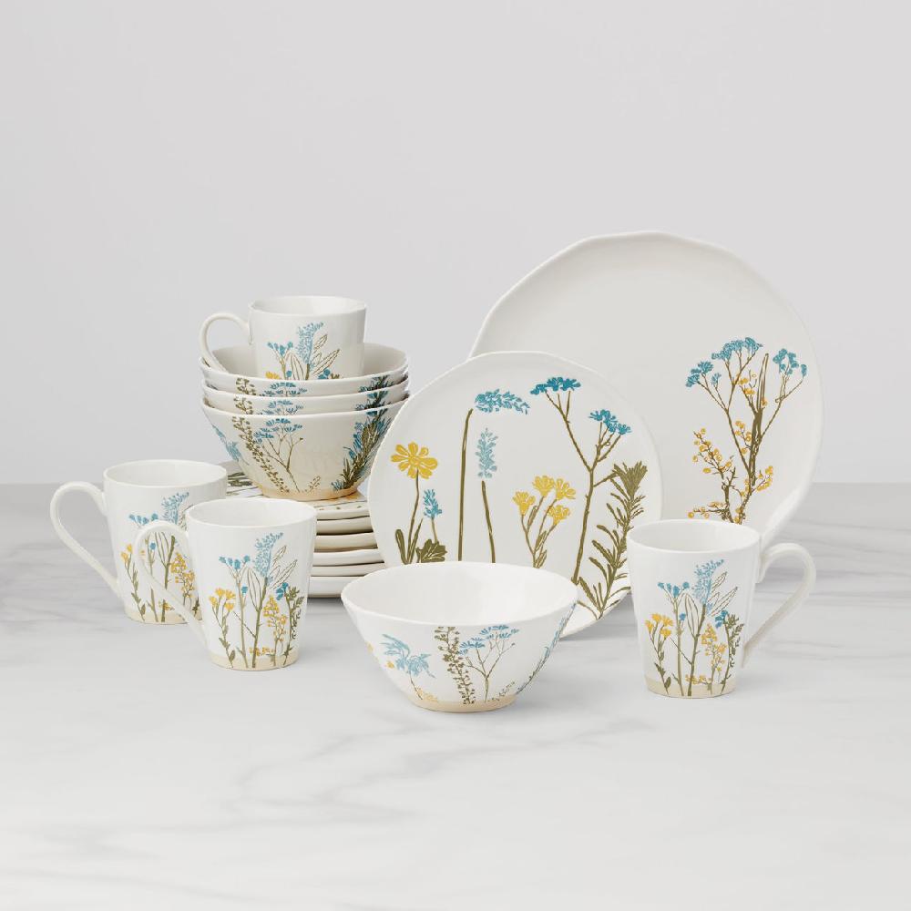 lenox Wildflowers 16-Piece Dinnerware Set
