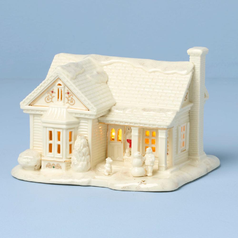 lenox Mistletoe Park Lit Figurine 3-Piece Starter Set