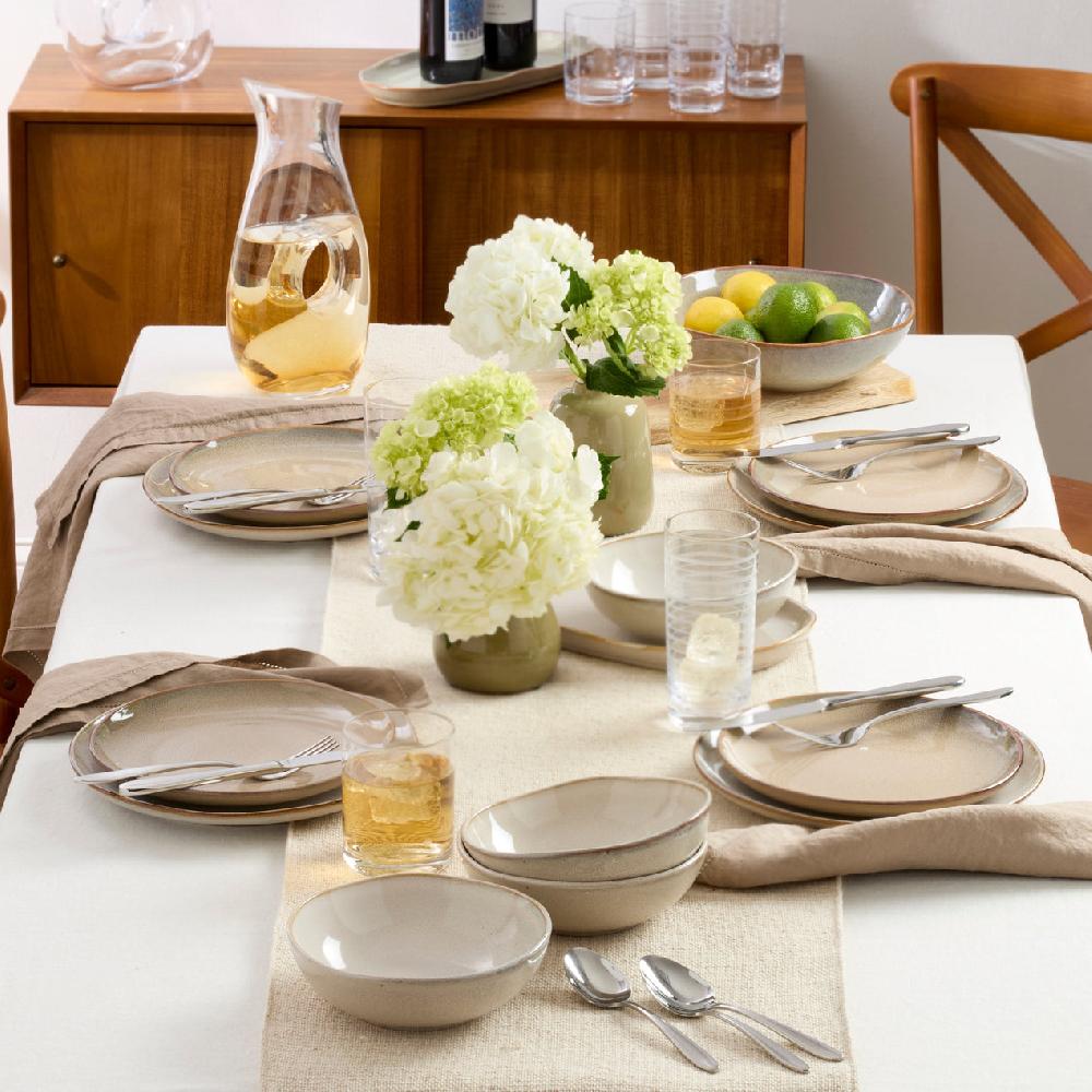 Lenox Organic Shades Oatmeal 12-Piece Dinnerware Set