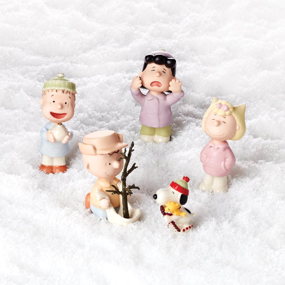 lenox Peanuts 5-Piece "A Charlie Brown Christmas" Figurine Set