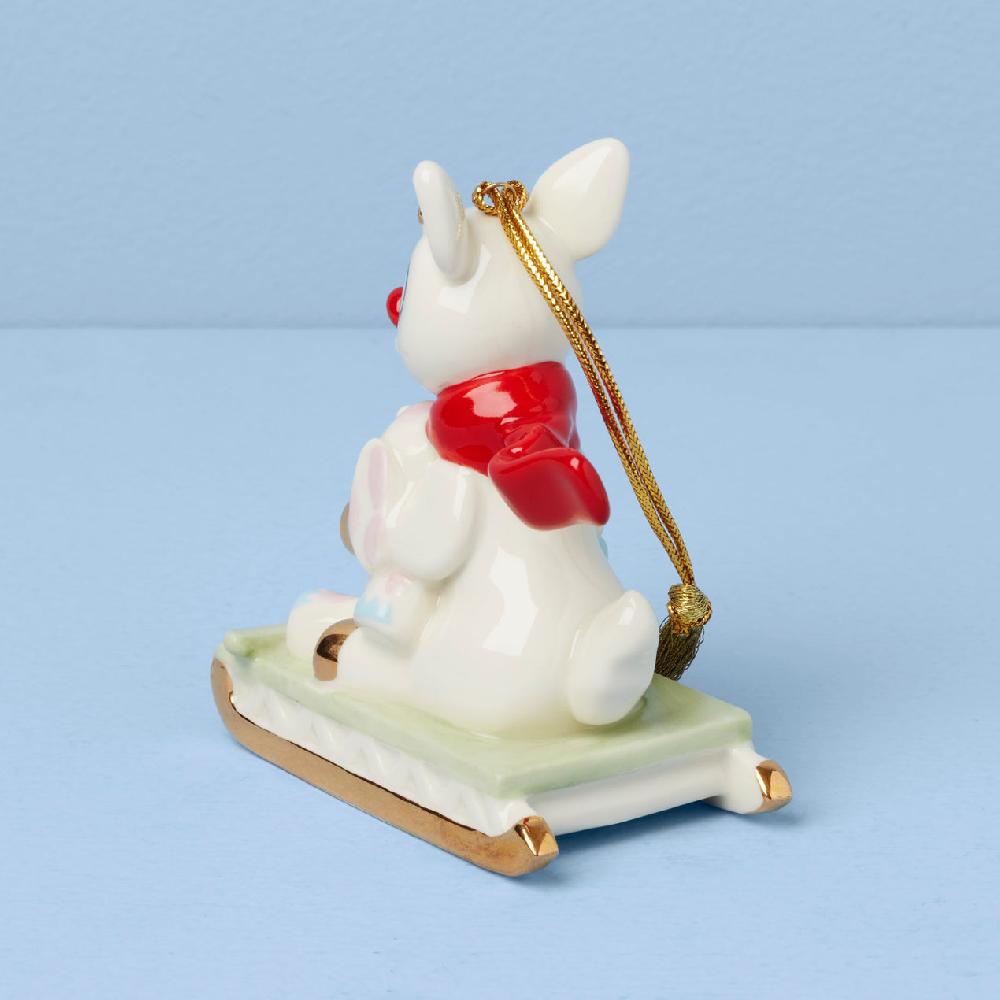 Lenox Personalized Rudolph With Misfit Elephant Ornament