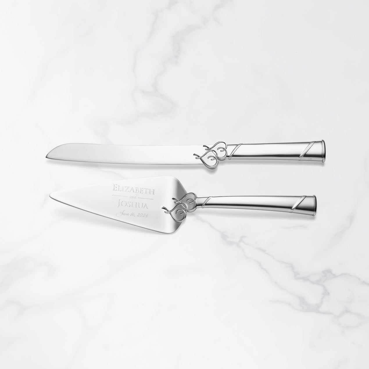 Lenox Personalized True Love 2-Piece Cake Knife & Server Set