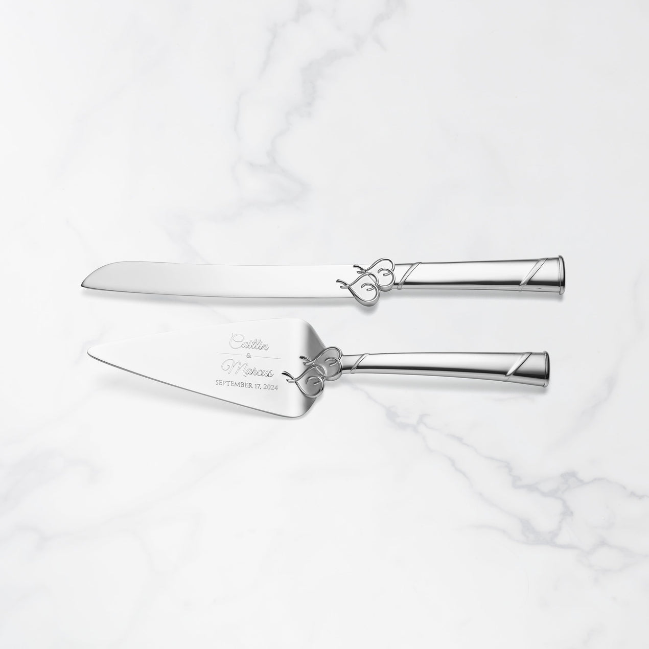 lenox Personalized True Love 2-Piece Cake Knife & Server Set