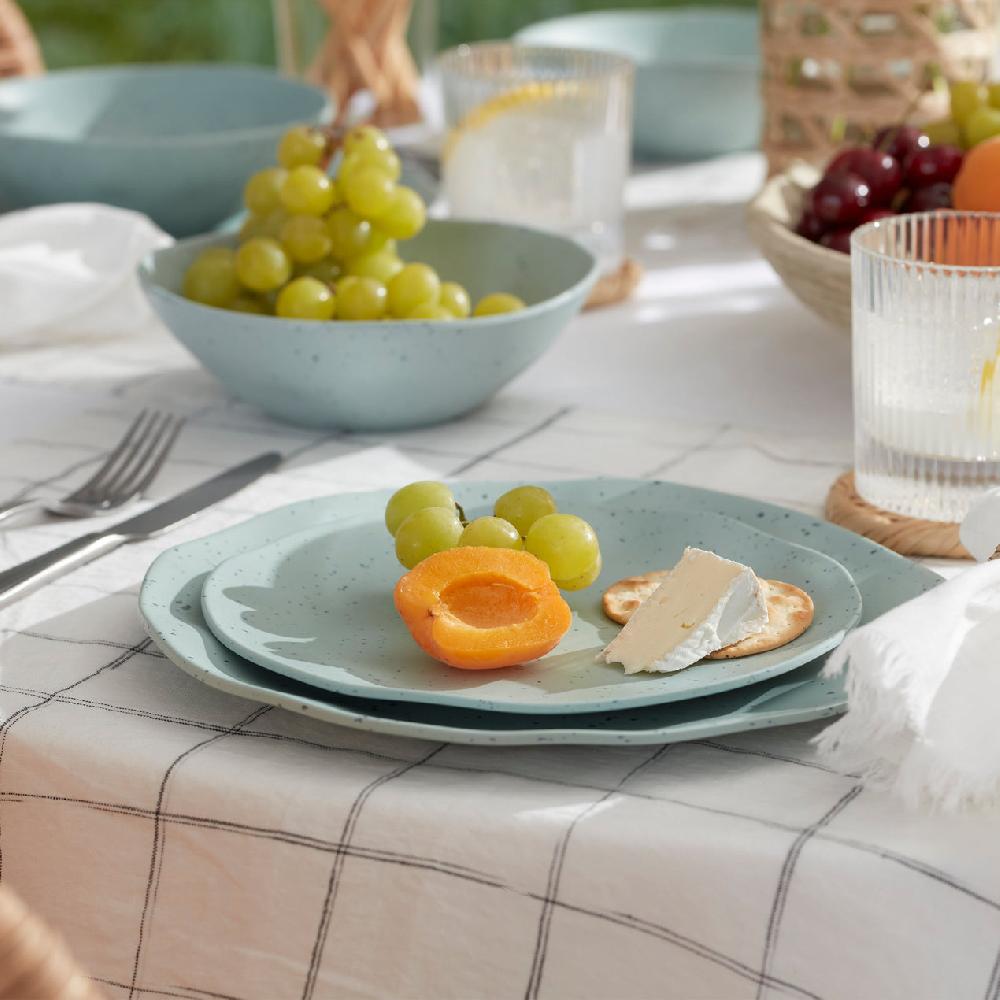 Lenox Terrazzo Melamine Mint 12-Piece Dinnerware Set