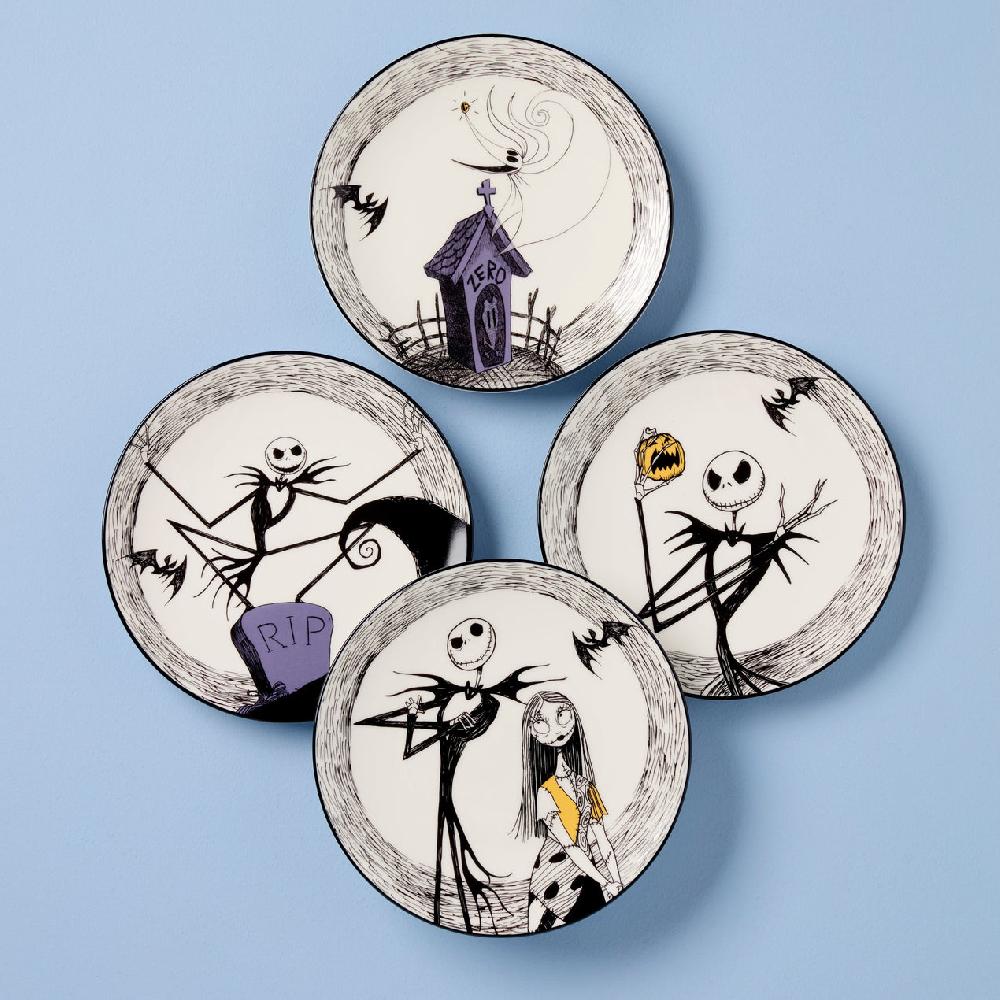 lenox The Nightmare Before Christmas Accent Plates - Set of 4