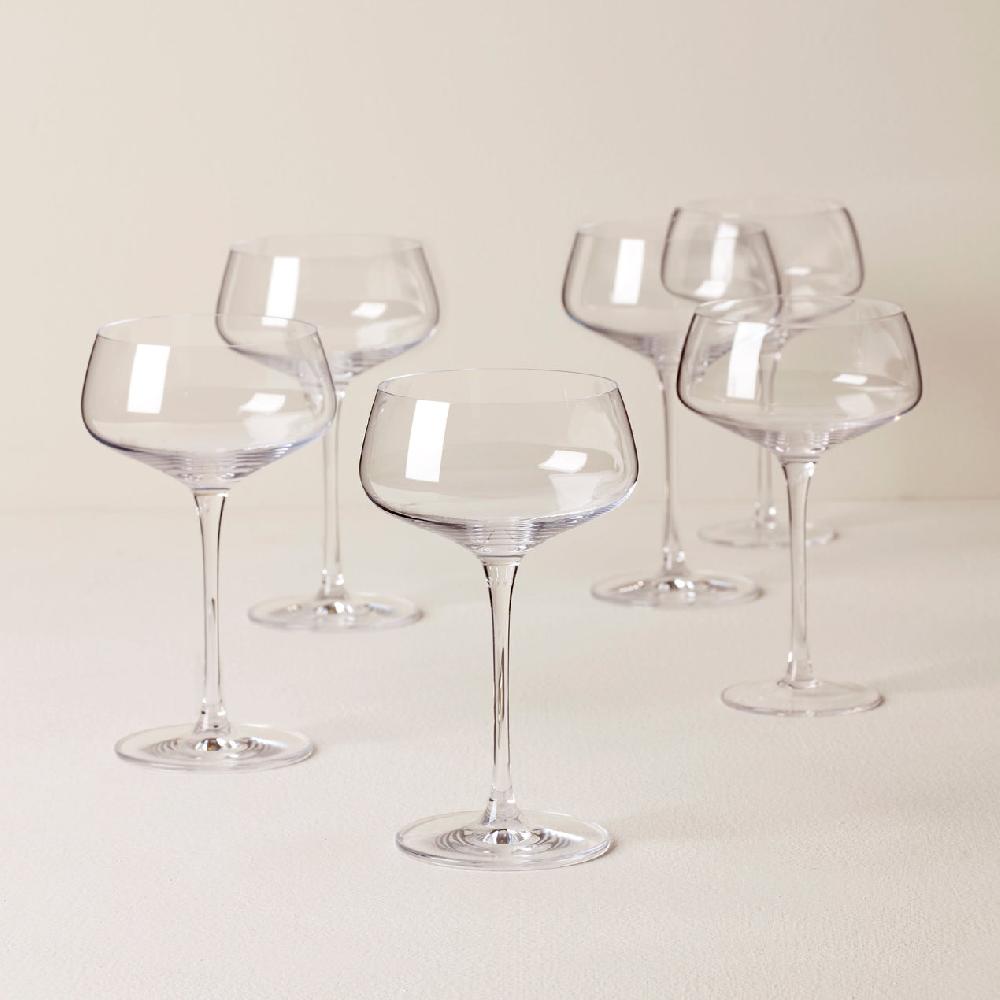 lenox Tuscany Classics Angled Coupe Glasses - Set Of 6