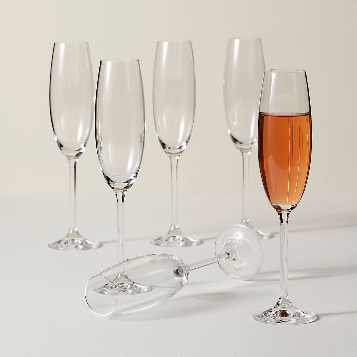 Lenox Tuscany Classics Champagne Flute Glasses - Set Of 6