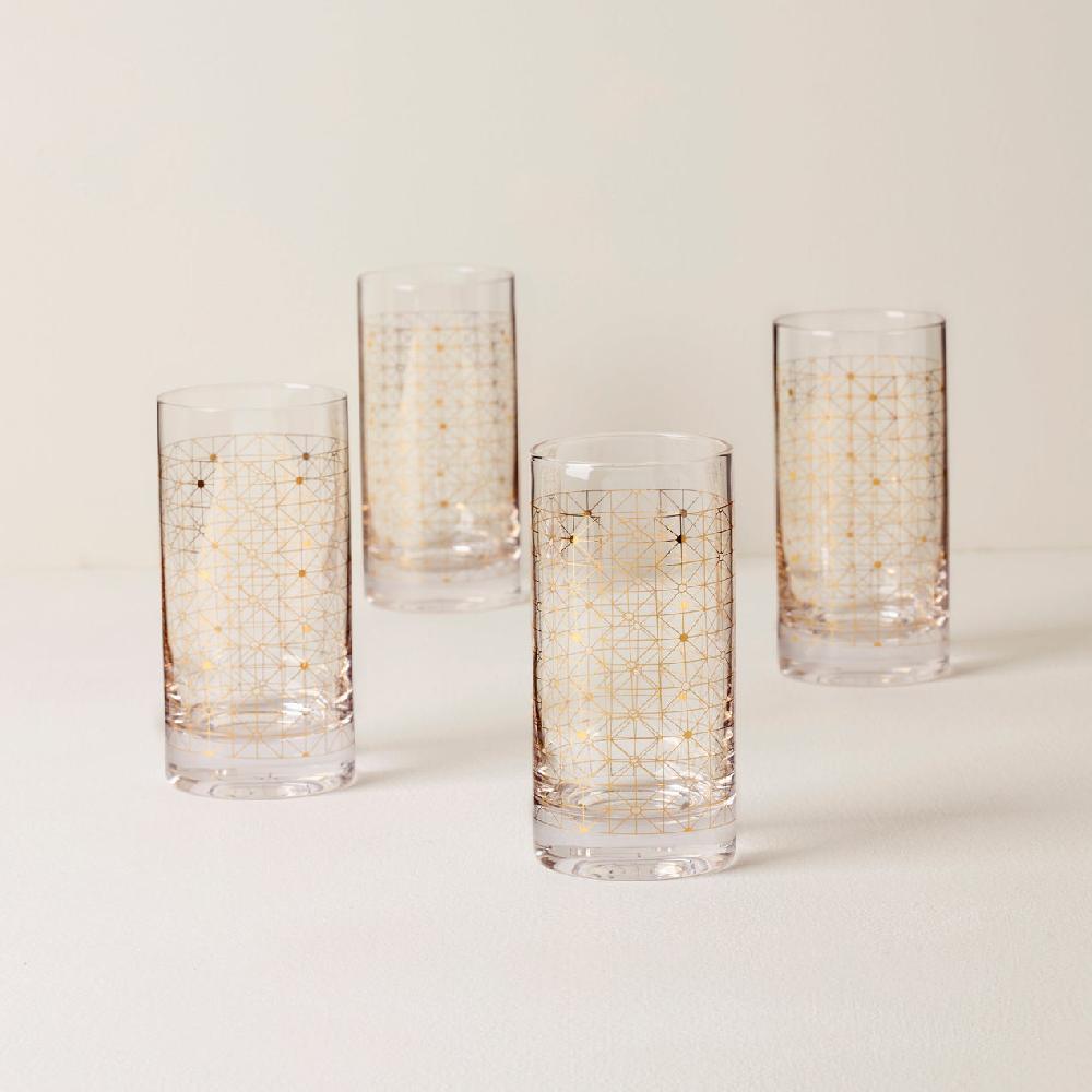 lenox Tuscany Classics Gold Dust Highball Glasses - Set Of 4
