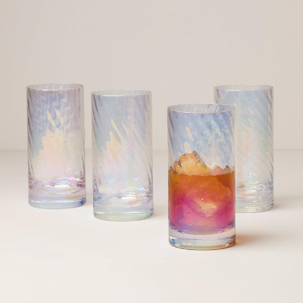 Lenox Tuscany Classics Iridescent Highball Glasses - Set Of 4