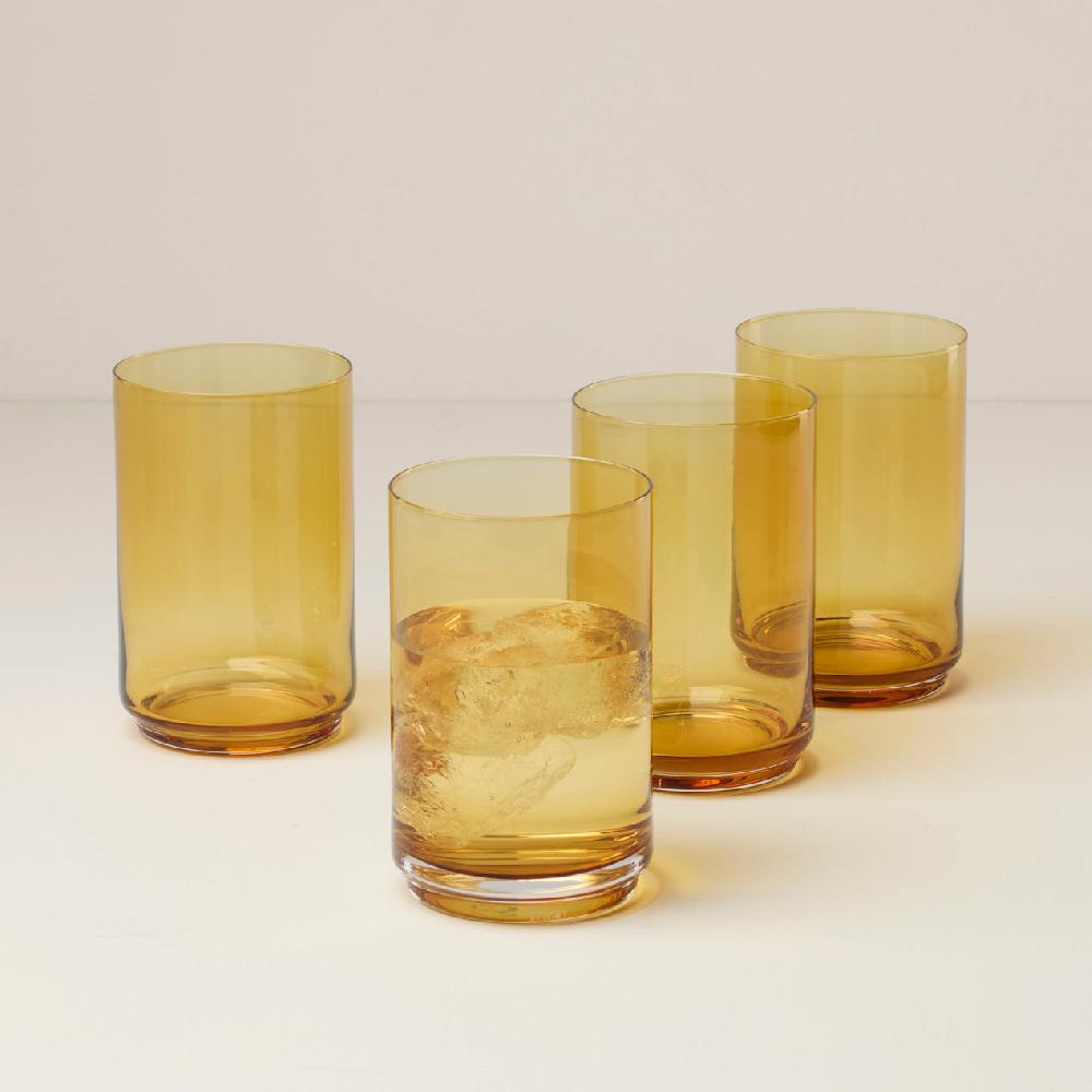 Lenox Tuscany Classics Stackable Amber Coolers - Set Of 4