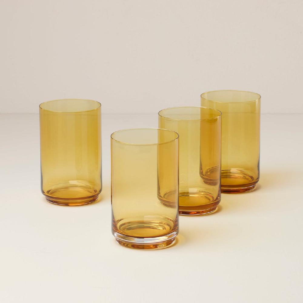lenox Tuscany Classics Stackable Amber Coolers - Set Of 4