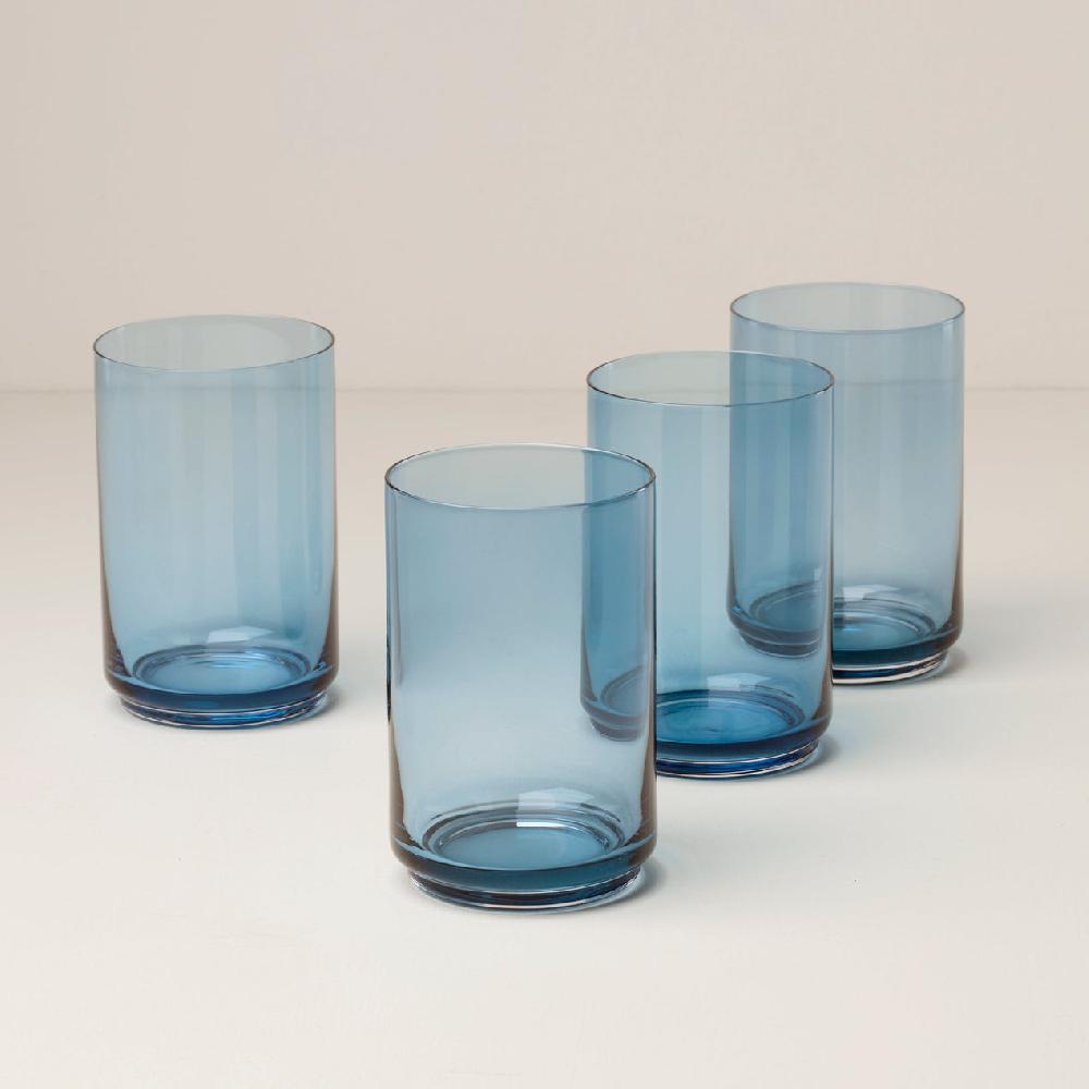 lenox Tuscany Classics Stackable Blue Coolers - Set Of 4