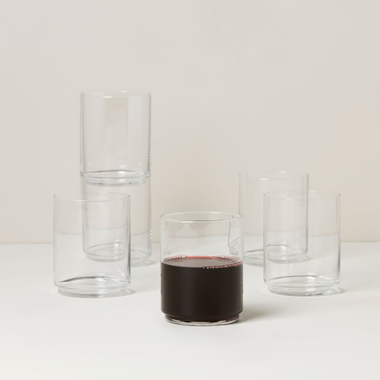 Lenox Tuscany Classics Stackable Clear Tall Glasses - Set Of 6