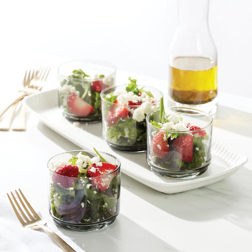 Lenox Tuscany Classics Stackable Smoke Short Glasses - Set Of 4