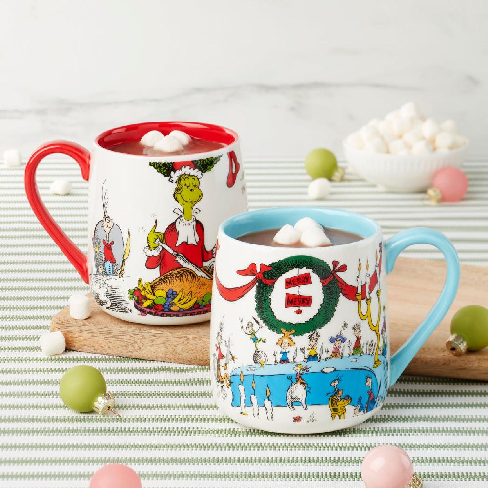 Lenox Who-Ville Carving-Serving Beast Mugs - Set Of 2