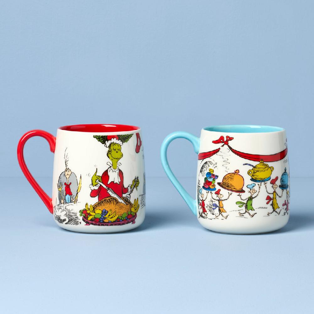 lenox Who-Ville Carving-Serving Beast Mugs - Set of 2