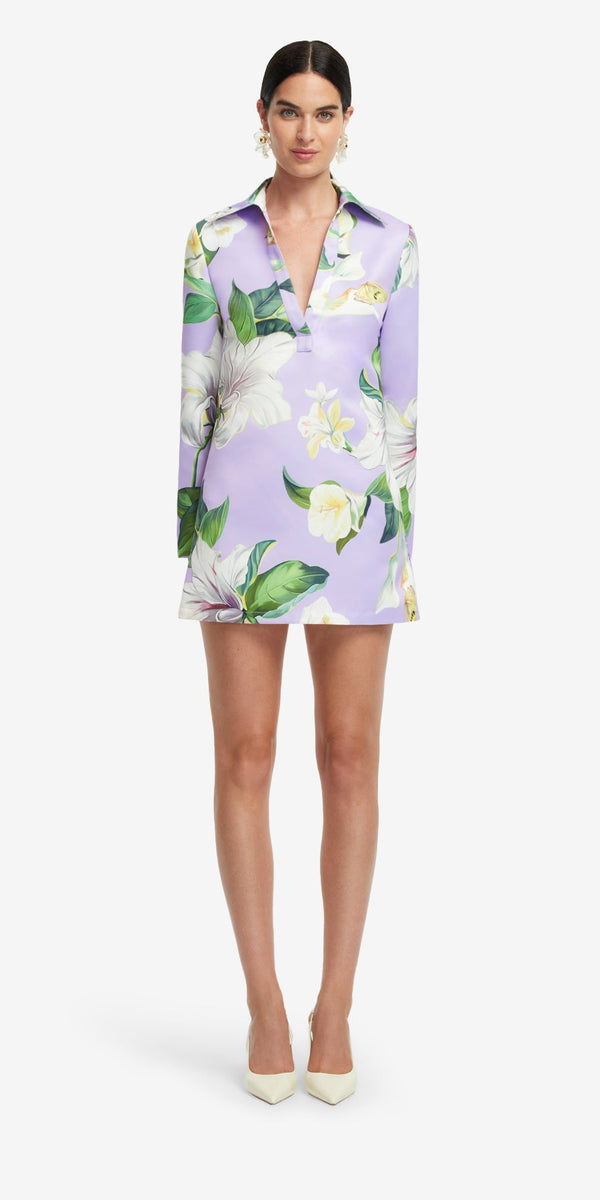 Leo Lin Acacia Shirt Mini Dress