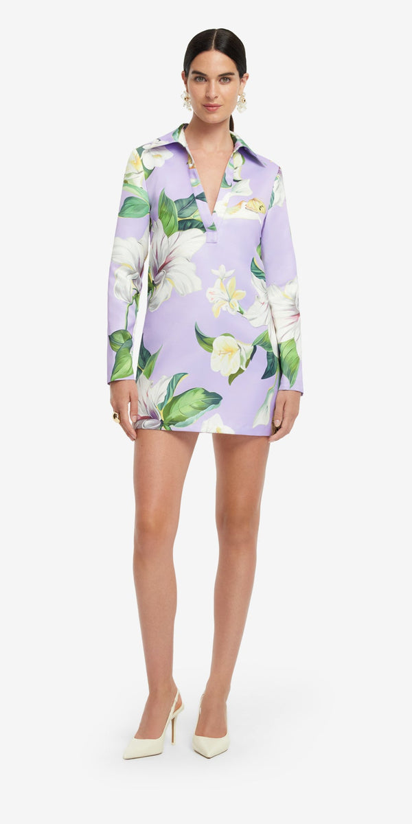 Leo Lin Acacia Shirt Mini Dress