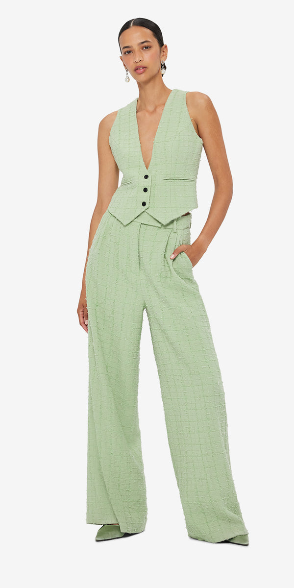 Leo Lin Anna-May Tweed Vest