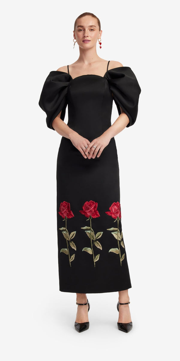 Leo Lin Arabella Embroidered Maxi Dress