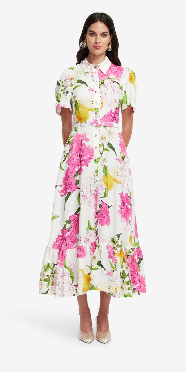 Leo Lin Becca Short Sleeve Midi Dress