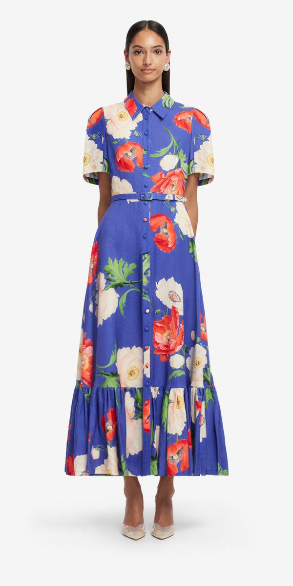 Leo Lin Becca Short Sleeve Midi Dress