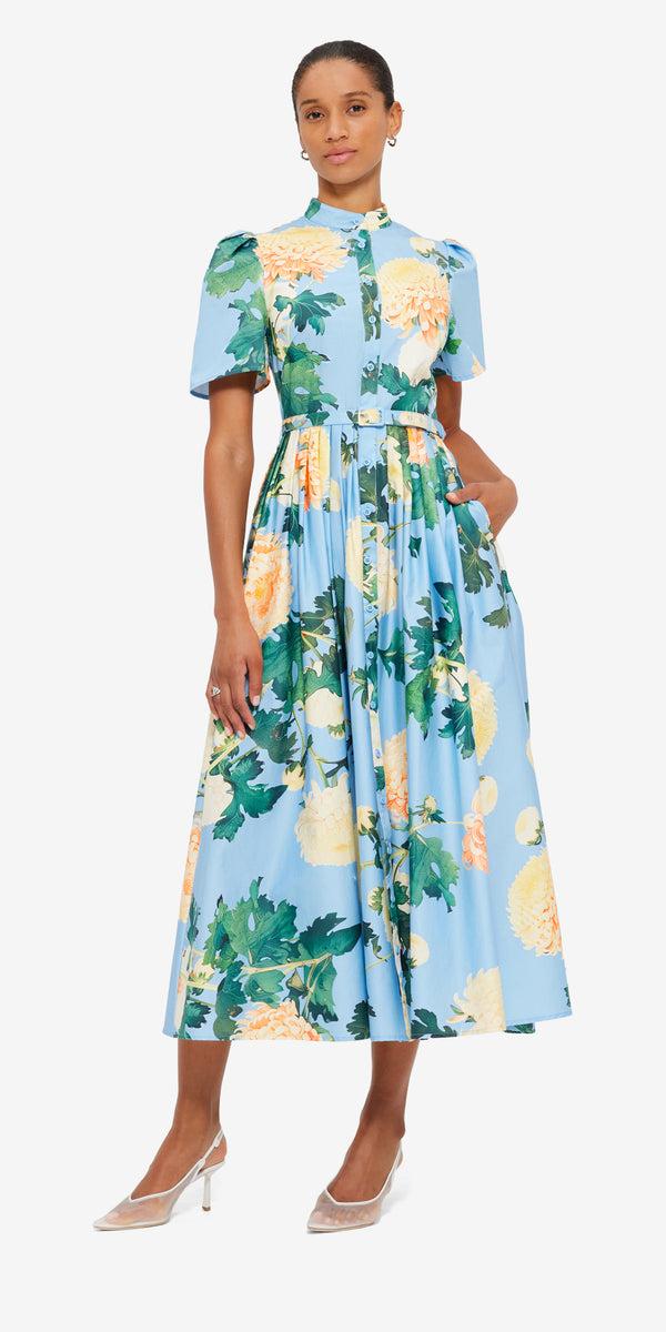 Leo Lin Bianca Short Sleeve Midi Dress