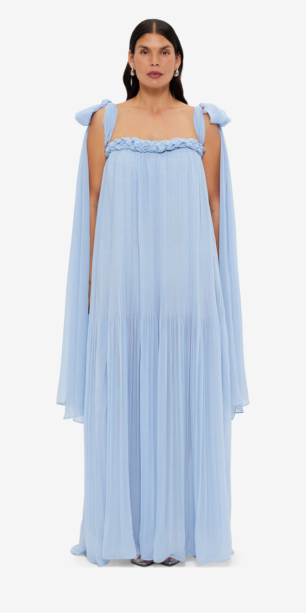Leo Lin Camilla Draped Floor Length Dress