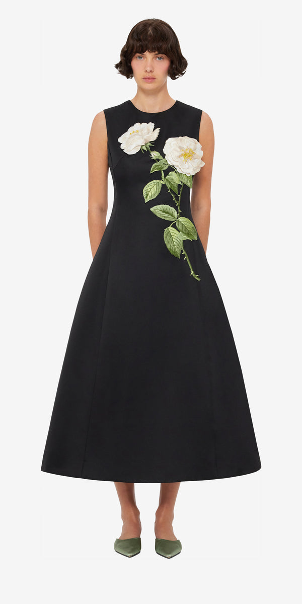 Leo Lin Cleo Embellished Sleeveless Midi Dress