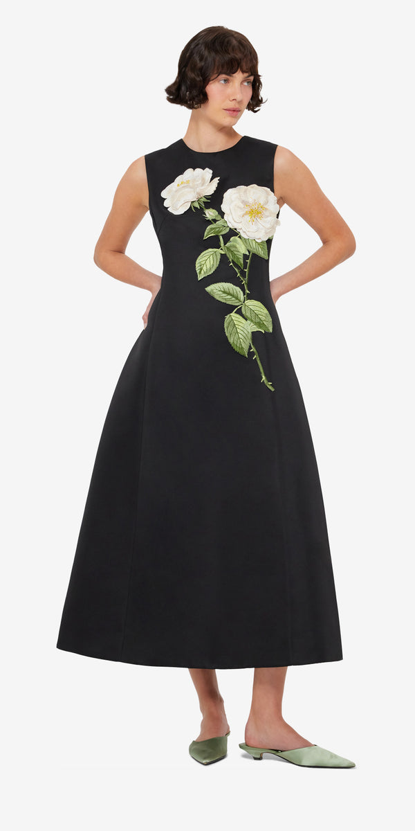 Leo Lin Cleo Embellished Sleeveless Midi Dress