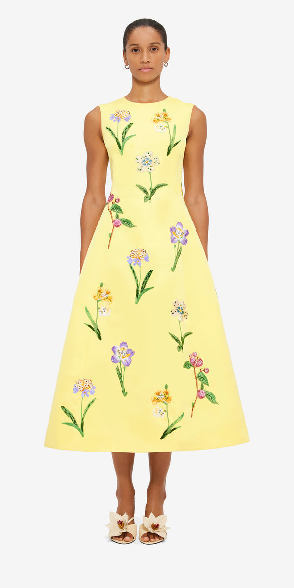 Leo Lin Cleo Sleeveless Midi Dress