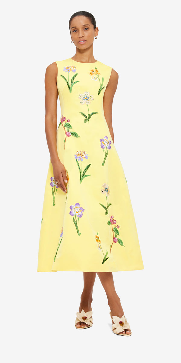 Leo Lin Cleo Sleeveless Midi Dress