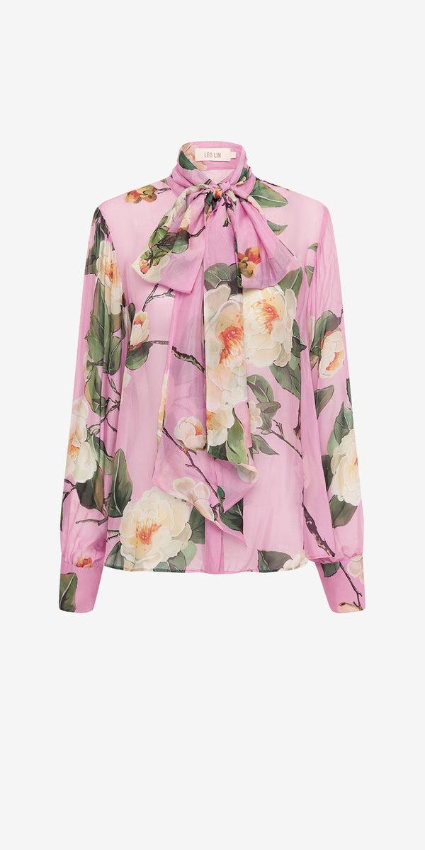 leo lin Dalia Chiffon Blouse