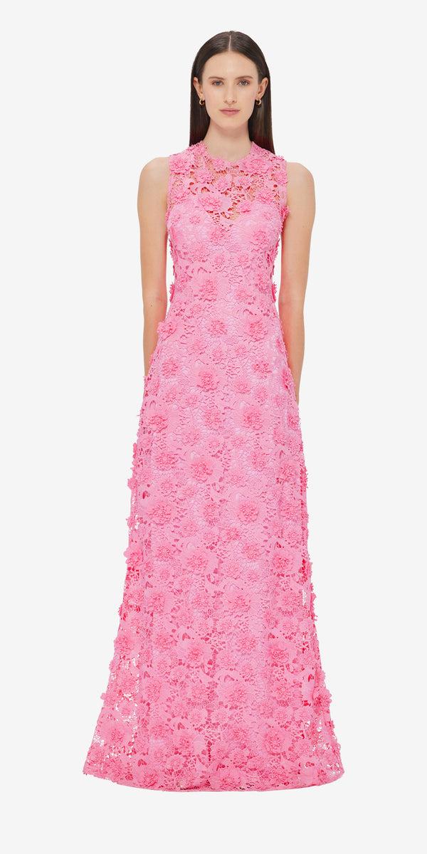 Leo Lin Eva Lace Maxi Dress