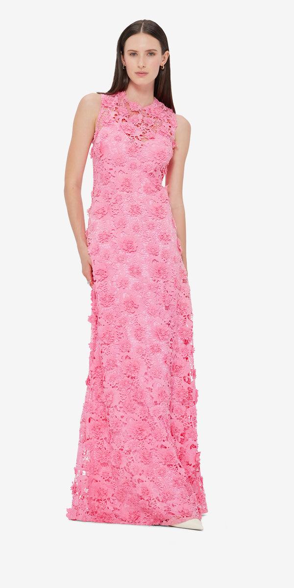 Leo Lin Eva Lace Maxi Dress