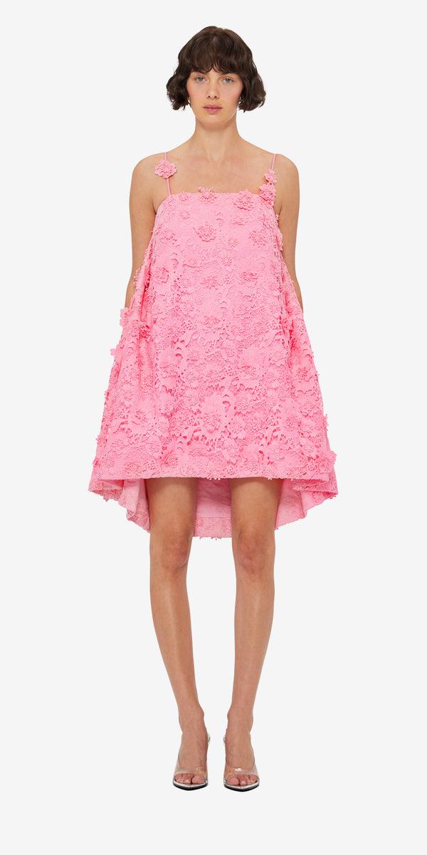 Leo Lin Fifi Lace Mini Dress