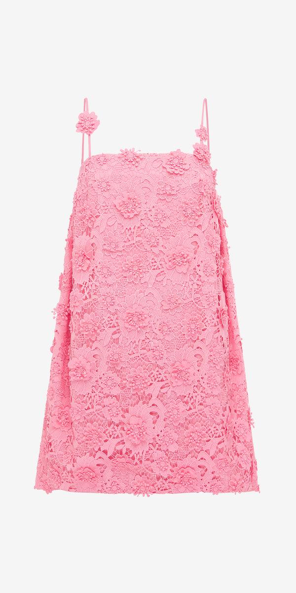 leo lin Fifi Lace Mini Dress