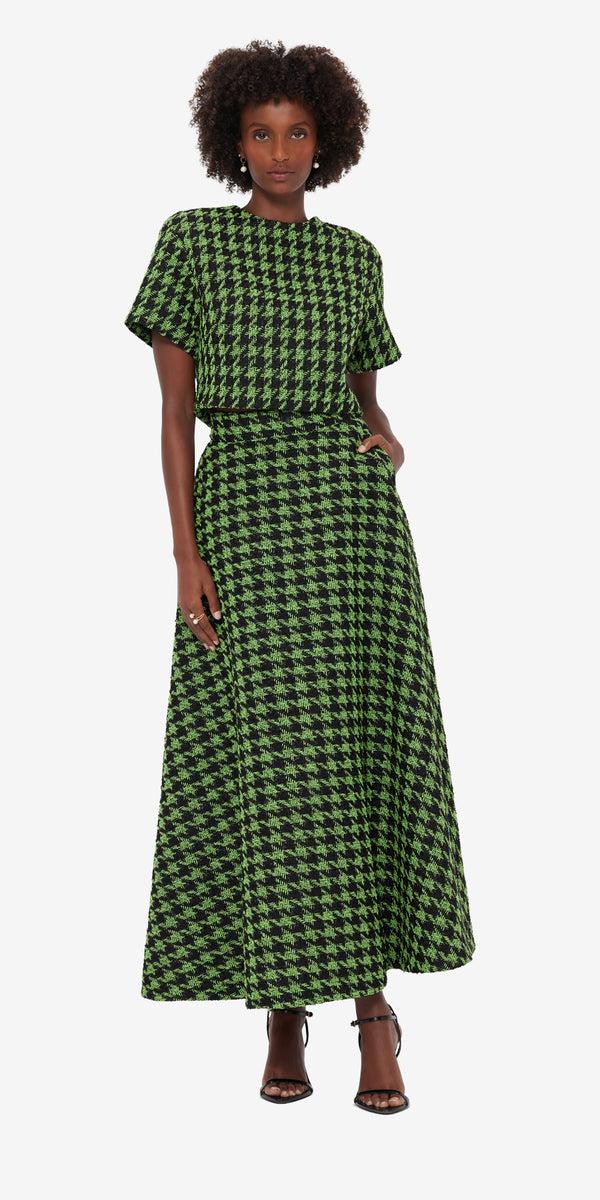 Leo Lin Indie Tweed Sleeve Top