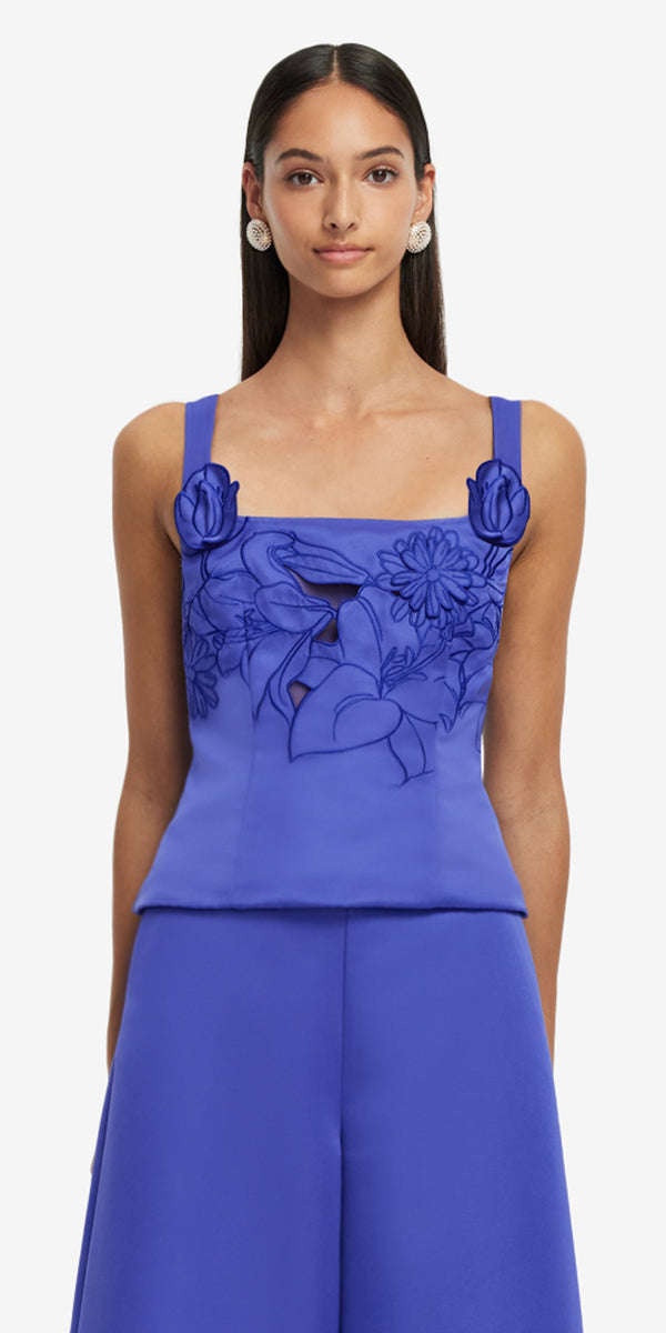 Leo Lin Isadora Applique Top