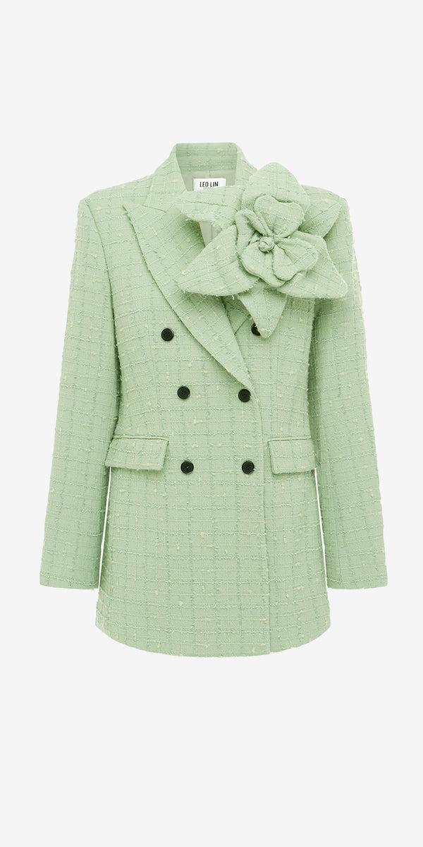 leo lin Jazlyn Tweed Blazer
