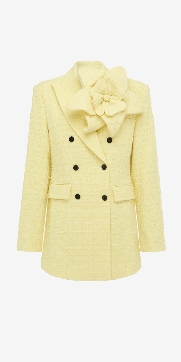 leo lin Jazlyn Tweed Blazer